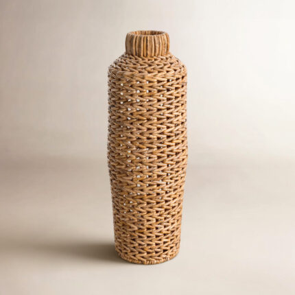 Cenedra Rattan Table Vase - Chic Decora