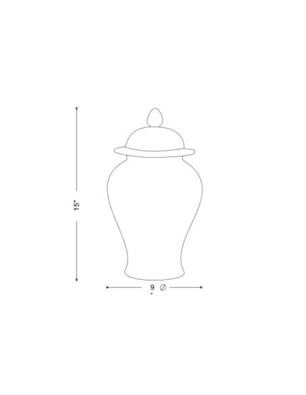 Ceramic / Porcelain Decorative Urns & Jars - Chic Decora