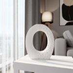 Ceramic Accent Piece - Stylish Home Decor