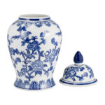 Ceramic Chinoiserie Ginger Jar with Lid - Image 2