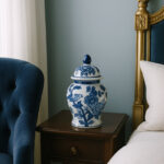 Ceramic Chinoiserie Ginger Jar with Lid - Image 8