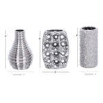 Ceramic Decorative Vase with Varying Patterns Set - Image 4