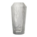 Ceramic Faux Marble Decorative Vase