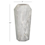 Ceramic Faux Marble Decorative Vase - Image 5