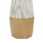 Ceramic Faux Marble Decorative Vase with Base - Image 3