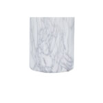 Ceramic Faux Marble White Decorative Vase - Image 3