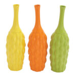 Ceramic Multi Colored Decorative Vase Set (Set of 3) - Image 2