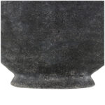 Ceramic Textured Decorative Vase with Ring Handles - Image 4