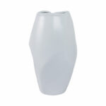 Ceramic Vase with Sculptural Abstract Design and Matte Glazed Finish - Image 5