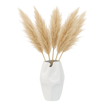 Ceramic Vase with Sculptural Abstract Design and Matte Glazed Finish - Chic Decora