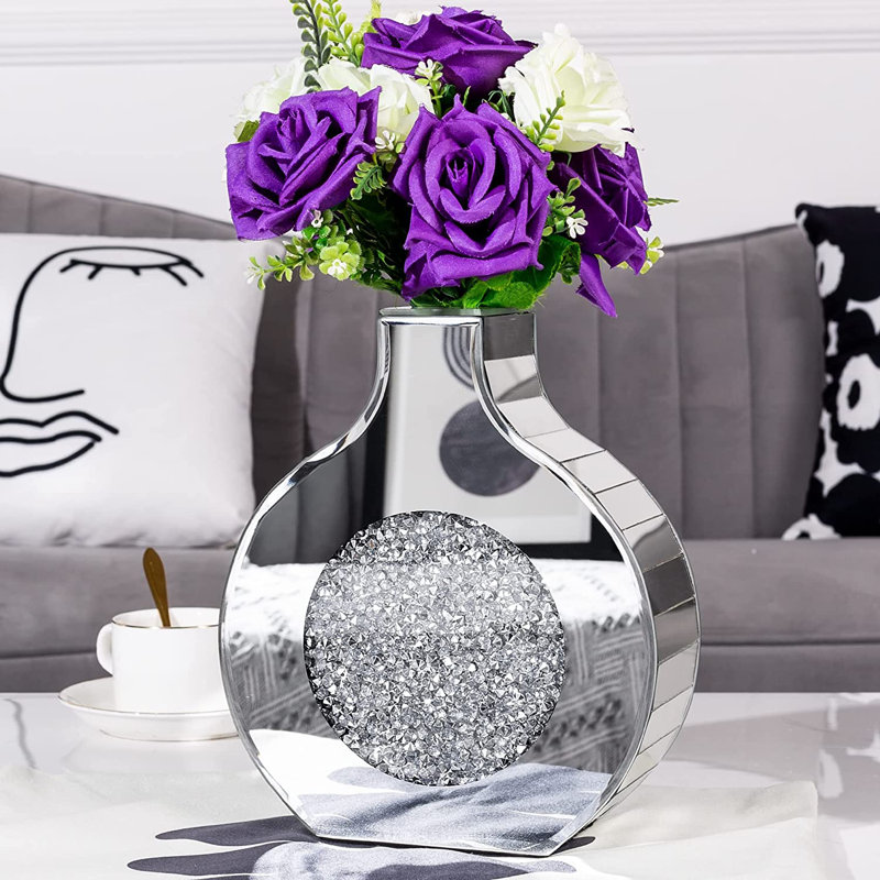 Cerrie Handmade Glass Table Vase - Chic Decora