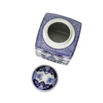 Chadwicks Decorative Square Ceramic Ginger Jar with Lid - Image 6