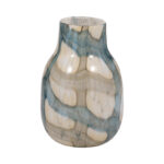 Chambre Flouressa Blue & Tan Glass Vase - Perfect for Modern Homes - Image 5