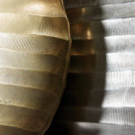 Chased Oval Vase-Antique Brass - Image 3