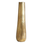Chased Round Vase-Antique Brass - Image 3