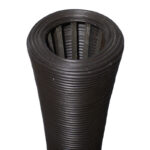 Chesterland Faux Seagrass Tall Woven Floor Brown Decorative Vase with Dark Brown Wrapped Neck - Image 5