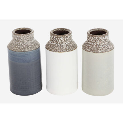 Chesterle Ceramic Table Vase (Set of 3) - Chic Decora