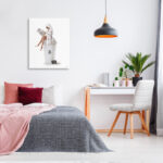 Chic Fashion Coffee and Purse Female Robe Pose by Daphne Polselli - Print - Image 3