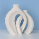 Christiam 2 Piece Handmade Ceramic Table Vase - Image 5