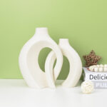 Christiam 2 Piece Handmade Ceramic Table Vase - Image 8