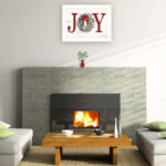 Christmas Joy Framed Wall Art for Living Room, Home Wall Décor Framed Print by Lori Deiter - Image 2