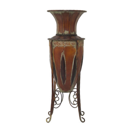 Cissell Iron Floor Vase - Chic Decora