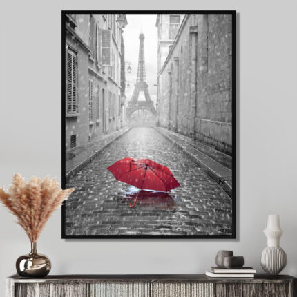 Cityscape ” Cityscape ‘Eiffel View From Paris Street “ - Chic Decora