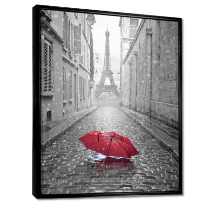 Cityscape ” Cityscape ‘Eiffel View From Paris Street “ - Chic Decora