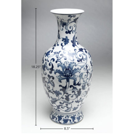 Clarissa Floral Floor Vase - Chic Decora
