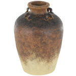 Classen Magnesium Oxide Mediterranean Inspired Decorative Copper Vase - Image 8