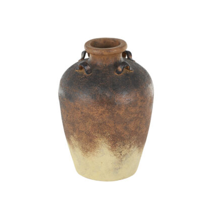 Classen Magnesium Oxide Mediterranean Inspired Decorative Copper Vase - Chic Decora
