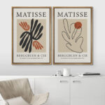 Classical Artwork " Matisse Ocean Coral Plant Pattern Collage " by Henri Matisse 2 - Pieces - Image 4