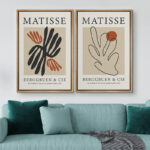 Classical Artwork " Matisse Ocean Coral Plant Pattern Collage " by Henri Matisse 2 - Pieces - Image 5