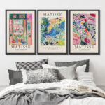 Classical Artwork Colorful Abstract Still Life Henri Matisse Modern Pictures Framed Canvas 3 Pieces Set Print Wall Art - Image 7