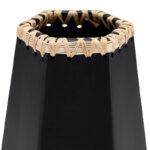 Claudene Boho Stoneware Ceramic Vase with Handwoven Detailing and Geometric Design - Modern Decorative Accent for Eclectic Interiors. - Image 3