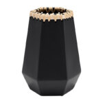 Claudene Boho Stoneware Ceramic Vase with Handwoven Detailing and Geometric Design - Modern Decorative Accent for Eclectic Interiors. - Image 8