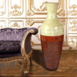 Claxton Handmade Wood Floor Vase - Image 2