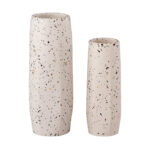 Cliett Terrazzo White Vase - Medium Skinny - Image 5