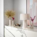 Cliett Terrazzo White Vase - Medium Skinny - Image 3