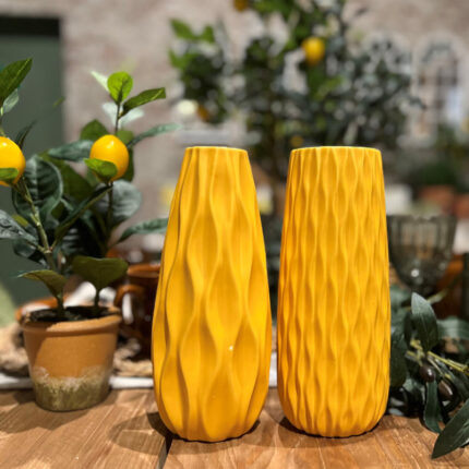 Colletta Handmade Stoneware Table Vase - Chic Decora