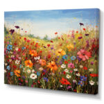 Colorful Wildflowers Meadow Blooms I - Wildflowers Wall Decor - Image 2