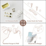 Contemporary Simple & Minimal Neutral Modern Pictures Home Decor - Framed Canvas Print Wall Art Work - Image 8