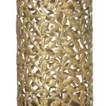 Cory-Lee Matte Black Large Floor Vase, Gold Baroque Vines, Metal Flower Vase(Set Of 3) - Image 5