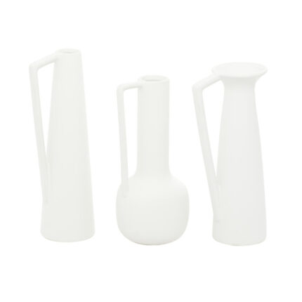 Cosmoliving By Cosmopolitan Ceramic Modern Vase - Chic Decora