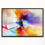 Creative Flower in Multiple Colors - Wrapped Canvas Painting - Image 5