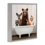 Creatures Antique Bathtub - Picture Frame Painting on MDF - Image 2