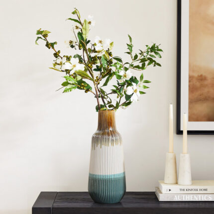 Crewkerne Handmade Stoneware Table Vase - Chic Decora