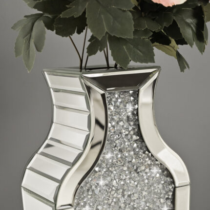 Crystal Glass Floor Vase (Set of 2) - Chic Decora