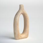 Cut-out Vase, Paulownia Woo, Decorative Rustic Vase for Wedding Centerpieces and Tabletop Decor - Image 6
