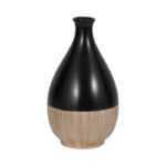 Cynthla Stoneware Ceramic Vase with Textured Design - Modern Decorative Accent for Contemporary and Boho Decor - Image 7